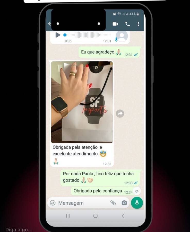 Depoimento de cliente SFwear